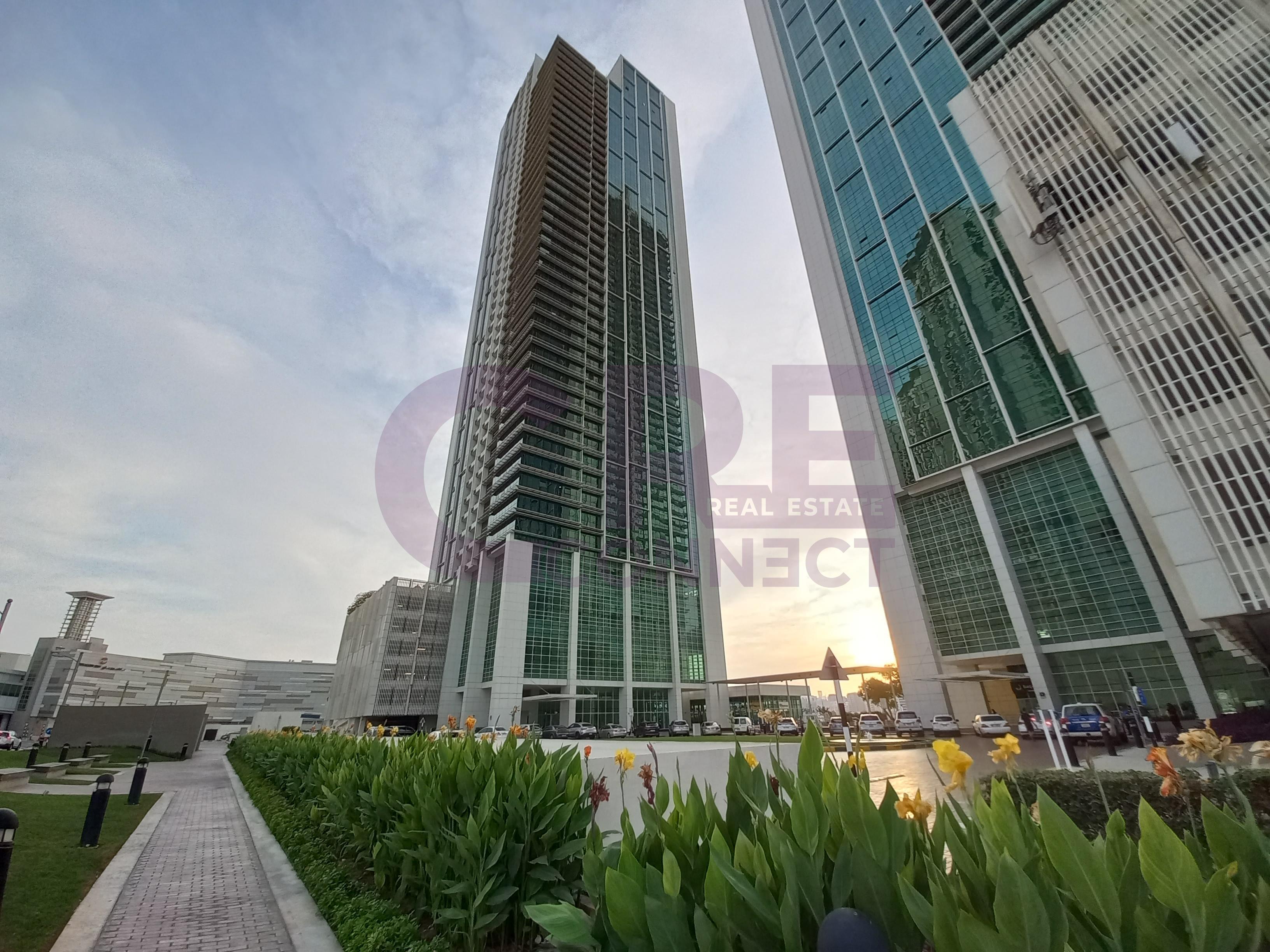 1 bed, 2 bath Apartment for rent in Tala Tower, Marina Square, Al Reem Island, Abu Dhabi for price AED 80000 yearly 
